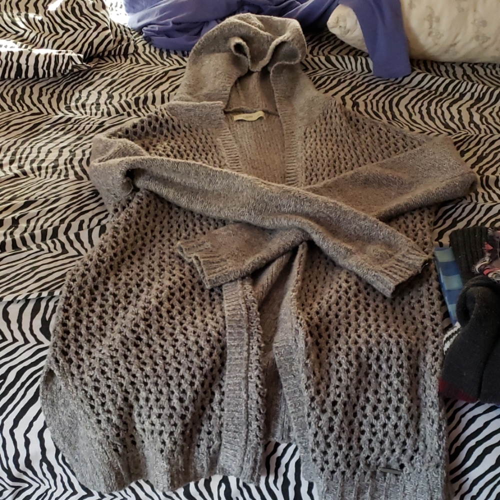 4 for $25. Cardigan with crocheted sides